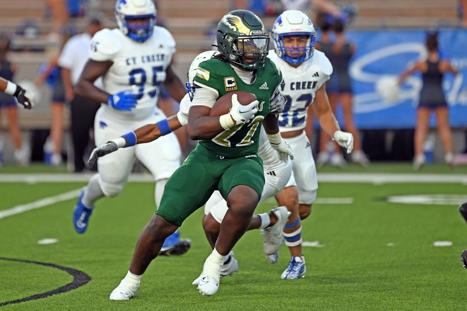 Cy Falls High School senior running back Trey Morris was voted District 16-6A Offensive MVP for a second season in a row.